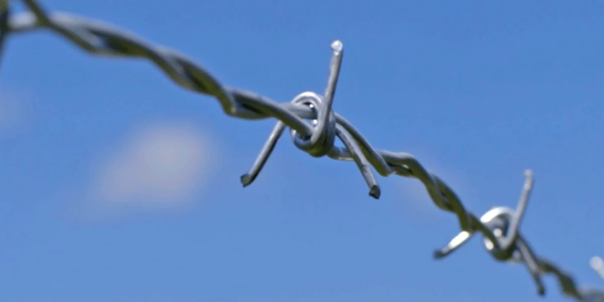 Barbed Wire product detail photo showing the actual product and application