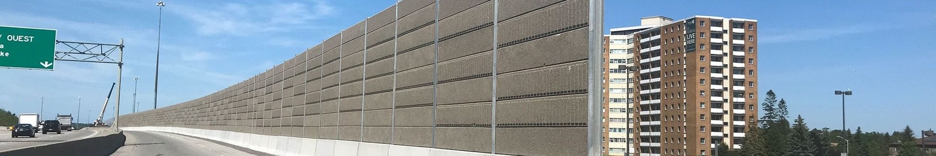 Louver Sound Barrier product photo showing the product structure