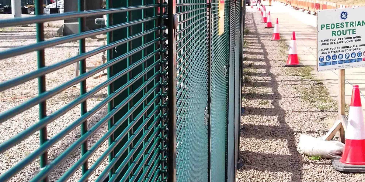 Temporary Fence product detail photo showing the actual product and application